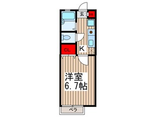 アヴニ－ル宮代の物件間取画像